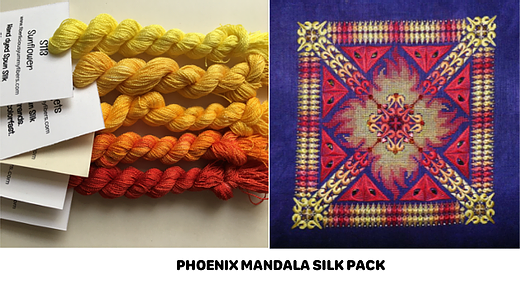 Phoenix Mandala Silk Pack
